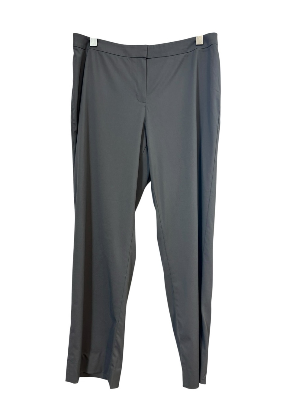 LAFAYETTE 148 New York Gray Barrow Fit Virgin Wool Dress Pants Size 14
